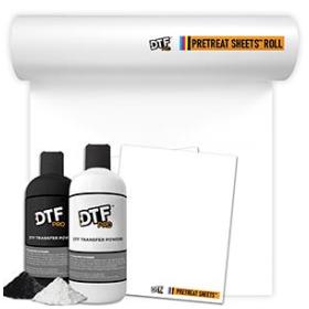 DTF Powder, Film Sheets and Rolls