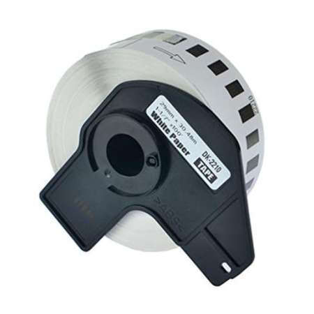 Compatible label tape for Brother DK2210 continuous length white tape