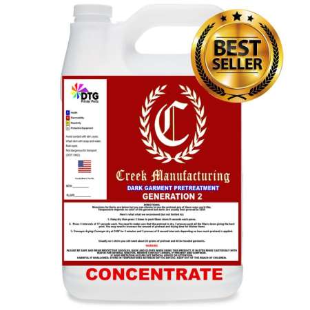Creek Manufacturing GEN2 Potent Pretreatment Solution for Dark Fabric - Concentrate 1:3
