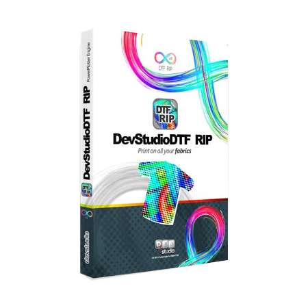 DevStudio DTF RIP V8 for A2 Size Printers: RIP software designed for printing with DTF technology