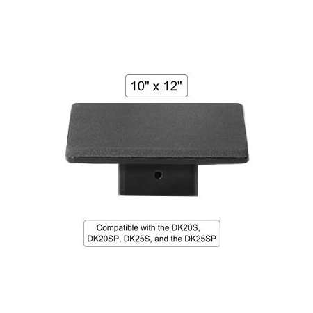 10 in x 12 in All-Thread Drop-On Table Platen for DK20S (Special Order)