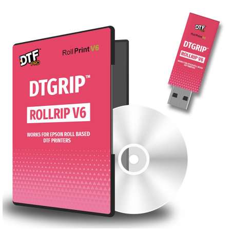 ROLLPRINT Software (Version 6.0, with Dongle) - for use with DTF PRO L1800, P640 Systems and any Epson printer that requires Roll Feeding