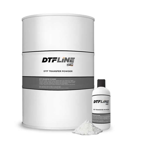 DTFLINE White DTF Powder - DTF Transfer Adhesive Powder - PreTreat