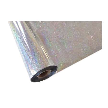 IColor Hot Stamping Foil - Silver Glitter - 12.5 in x 20 ft Roll
