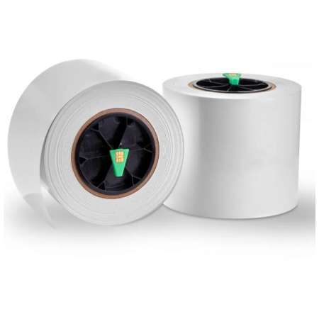 White Matte BOPP Roll for IColor 250 - Non Die Cut (4.75 in x 150 ft) (121mm x 46m) 2 pack