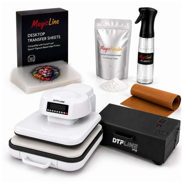 All-in-One Production System with HeatPress + HeatStation + Printer