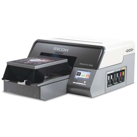 RICOH Ri 1000 DTG Printer - RIP Software, Ink and Cleaning Cartridges, Training