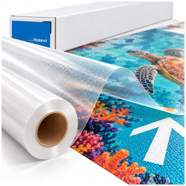 Roland GuardLam Embossed Anti-Slip Floor Overlaminate - Acrylic Adhesive