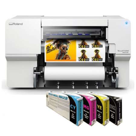 Roland BN2-20A Desktop 20 Eco-Solvent Printer and Cutter w/ CMYK Inks