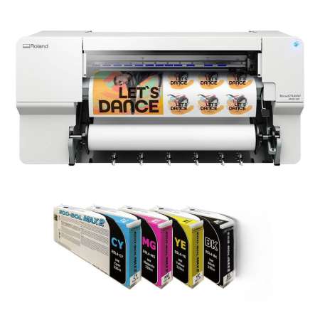 Roland BN2-30 Desktop 30 Eco-Solvent Printer and Cutter w/ CMYK Inks
