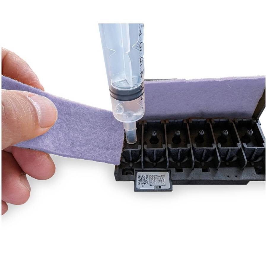 Absorbing Strips - absorbs potential spills during maintenance enlarged