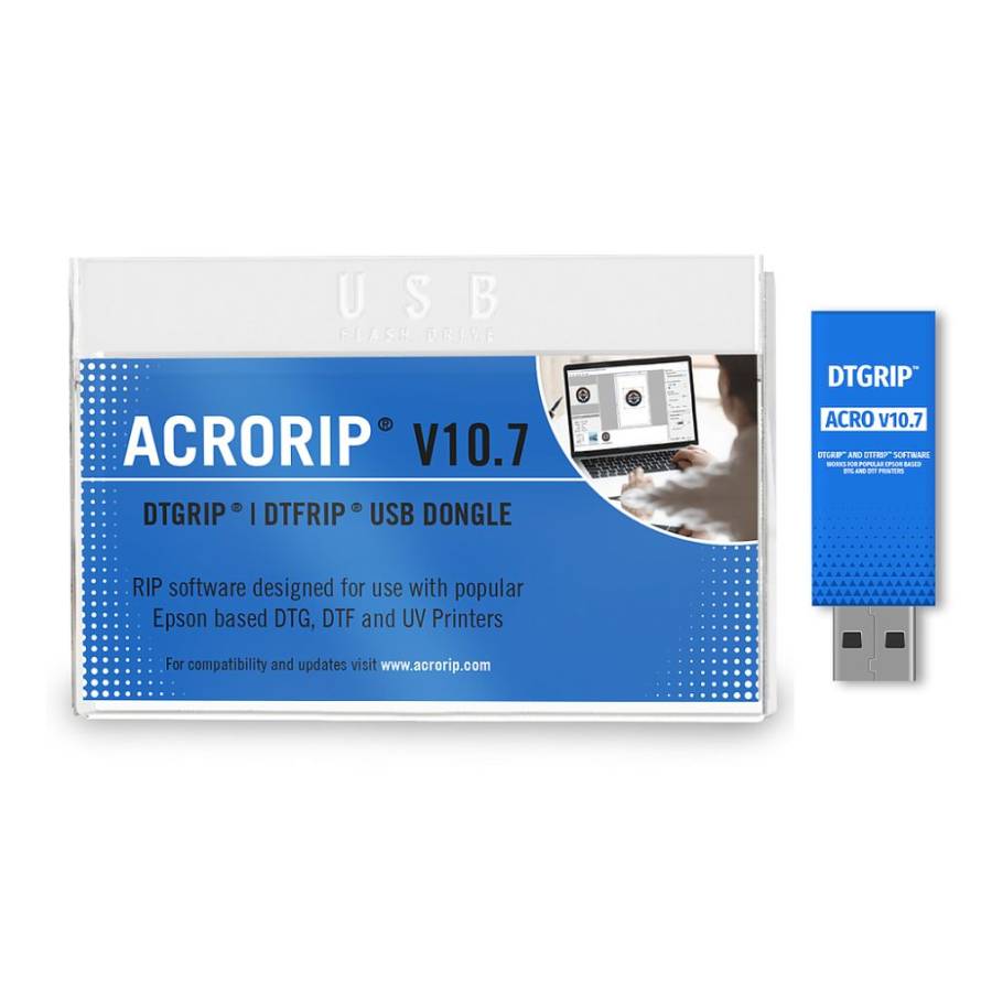 ACRORIP 10.7 - DTF, DTG, UV RIP Software enlarged