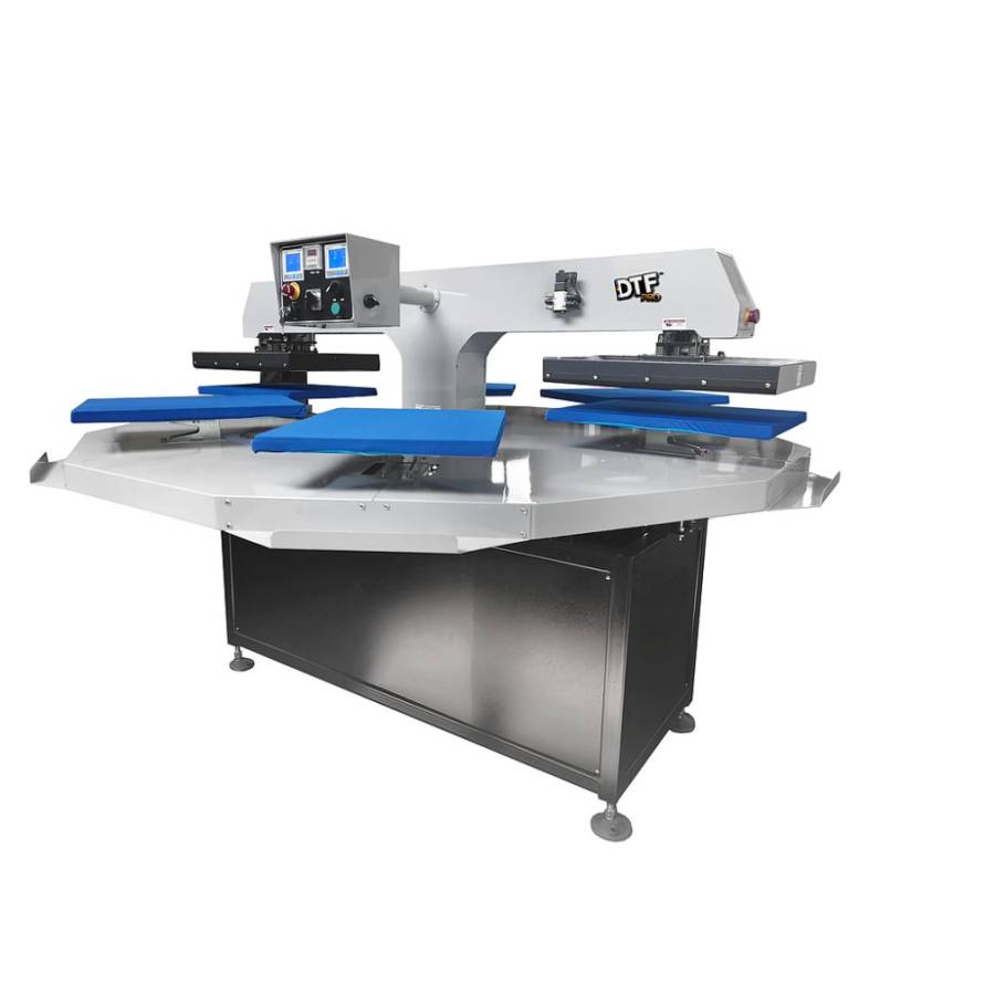 DTFPRO DBLDBL V6 Automatic Heat Press - Six Stations - 16 x 20 inches each enlarged
