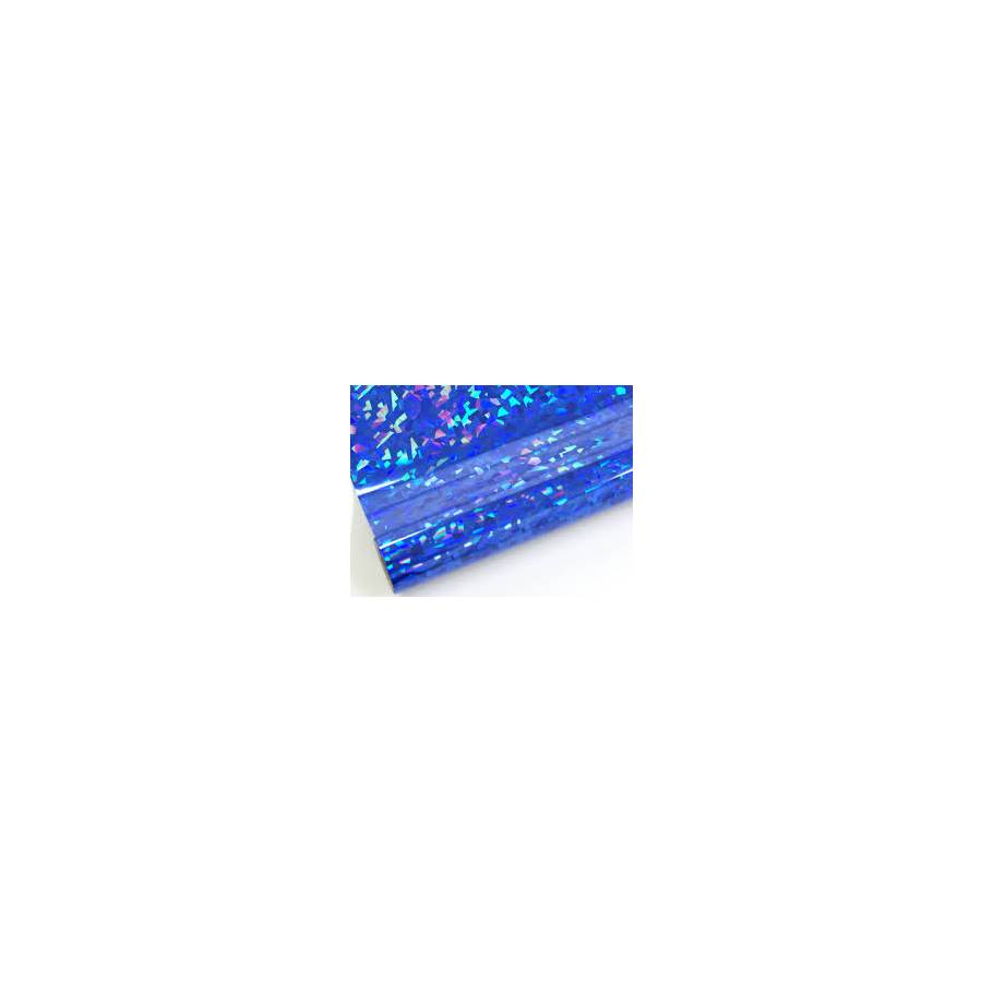 IColor Hot Stamping Foil - Blue Glitter - 12.5 in x 20 ft Roll enlarged