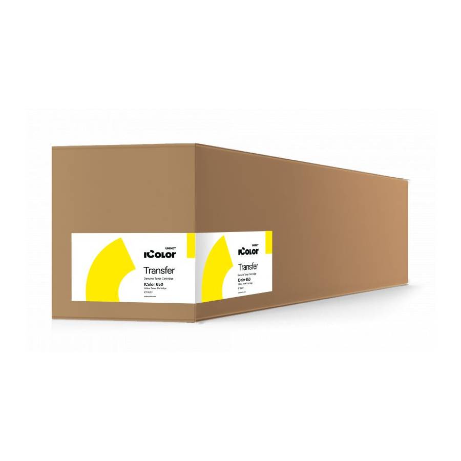 IColor 650 Yellow toner cartridge, ICT650Y, 10000 pages enlarged