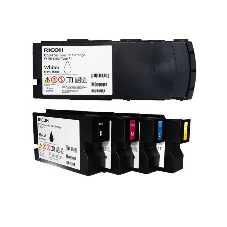 Ricoh Type P1 DTG Ink Cartridges for Ri 4000 printers enlarged