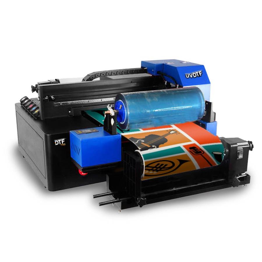 UVMAX Dual Head Roll-to-Roll UV DTF - UV LED Direct to Substrate Roll Printer enlarged